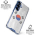 South Korean Flag Distressed Galaxy S25 Clear Case